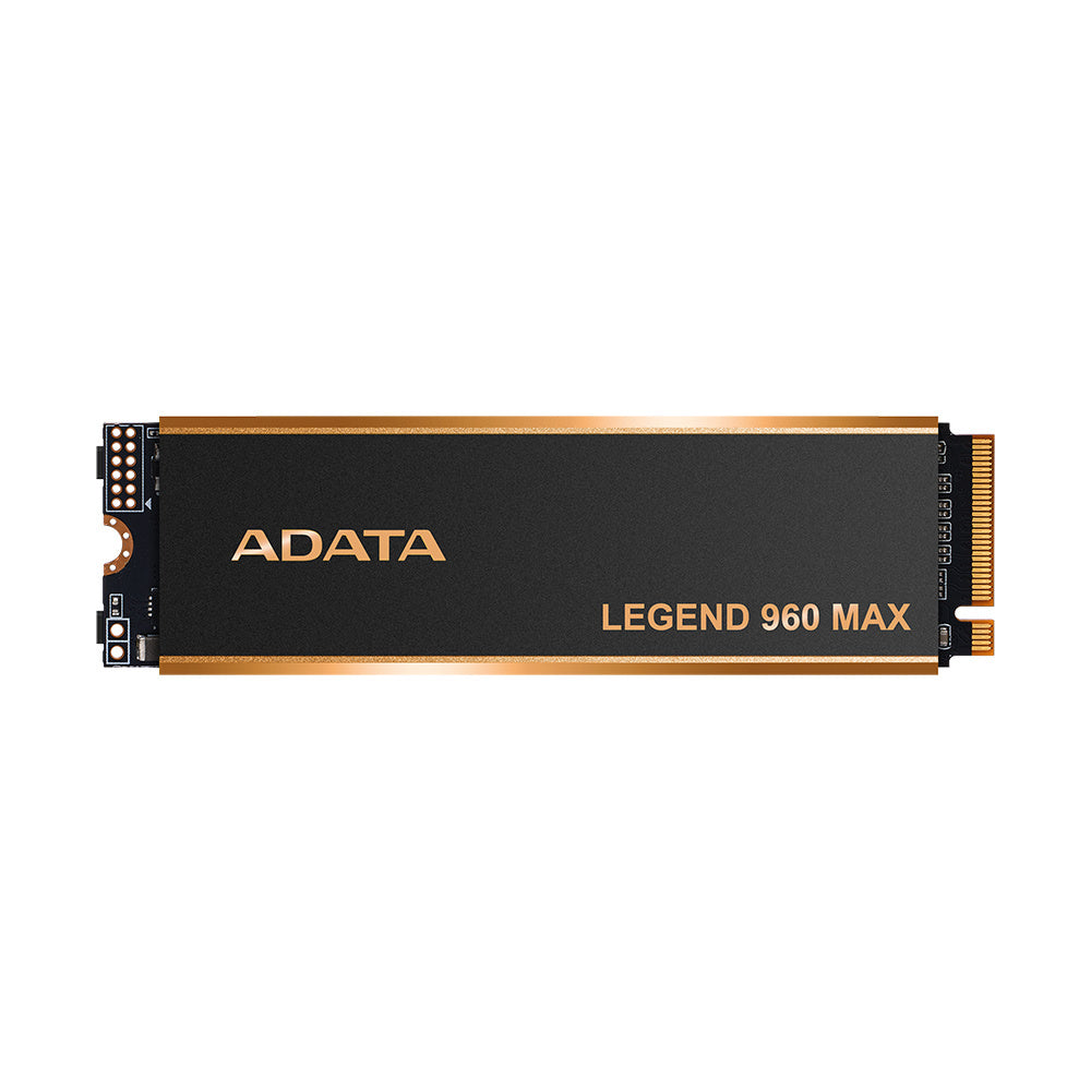 Unidad de Estado Sólido ADATA LEGEND 960 MAX 2TB PCIe Gen4x4 M.2 2280 - Con disipador de aluminio, 7.400MB/s. ALEG-960M-2TCS