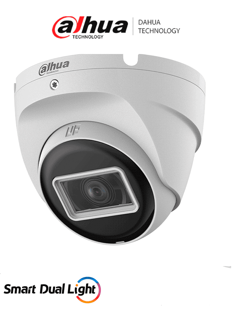 DAHUA DH-HAC-T2A51N-U-IL-A- Cámara Domo 5 Megapixeles/ HDCVI X Plus/ Lente 2.8 mm con Apertura de Hasta 100°/ Iluminación Dual Inteligente/ Micrófono Integrado/ Iluminación de Hasta 30Mts IR + 20Mts Luz Calida/ Metal/ IP67/ Para Exterior #LoNuevo #OD #COD