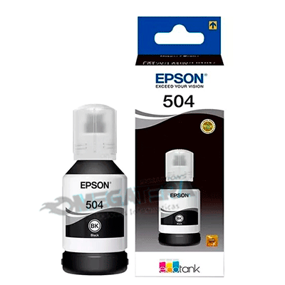 CARTUCHO DE TINTA, EPSON T504, NEGRO