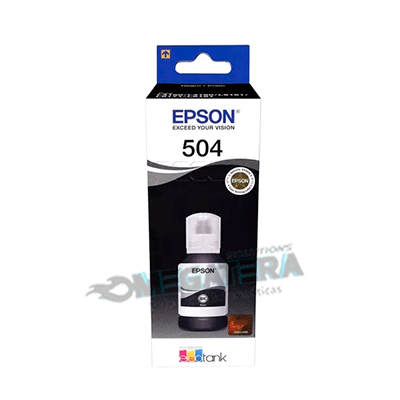 CARTUCHO DE TINTA, EPSON T504, NEGRO