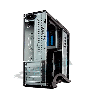 GABINETE ACTECK BERN SLIM, TD510, PC, COLOR NEGRO, 500W