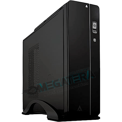 GABINETE ACTECK BERN SLIM, TD510, PC, COLOR NEGRO, 500W