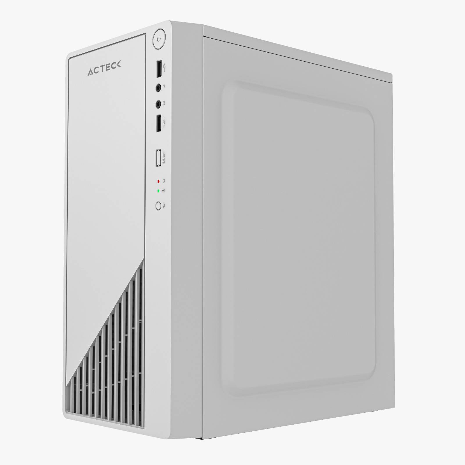Gabinete Mini Torre Acteck KIOTO GC220F ESSENTIAL SERIES Factor de forma: Mini Torre - Tarjetas madre compatibles: Micro ATX y Mini ITX