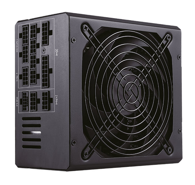 Fuente de poder GAMER NACEB na-0627 1000w 80 plus Gold Modular - Conectores: 1x 20+4pin - 2x 8pin (p4+p4) - 3x PCIe 6+2p - 3x Molex - SATA (3+1) – 1 PCIe 5.