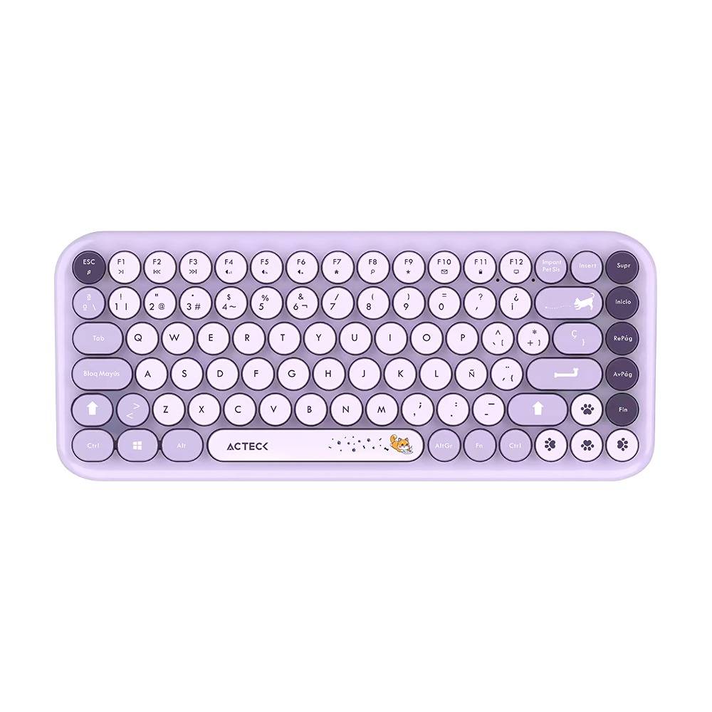 Kit Teclado y mouse Inalámbricos 2.4hz Creator Chic K-Colors MK480 Advanced Series Teclado Inalambrico Dongle 2.4Mhz - Rango 10m