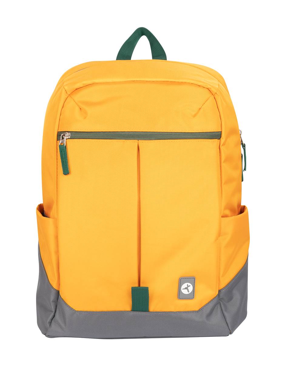 Backpack RAINBOW TZLBP26-G TECHZONE COLORS - 100  Poliéster, Color Amarillo, GARANTIA LIMITADA DE POR VIDA.