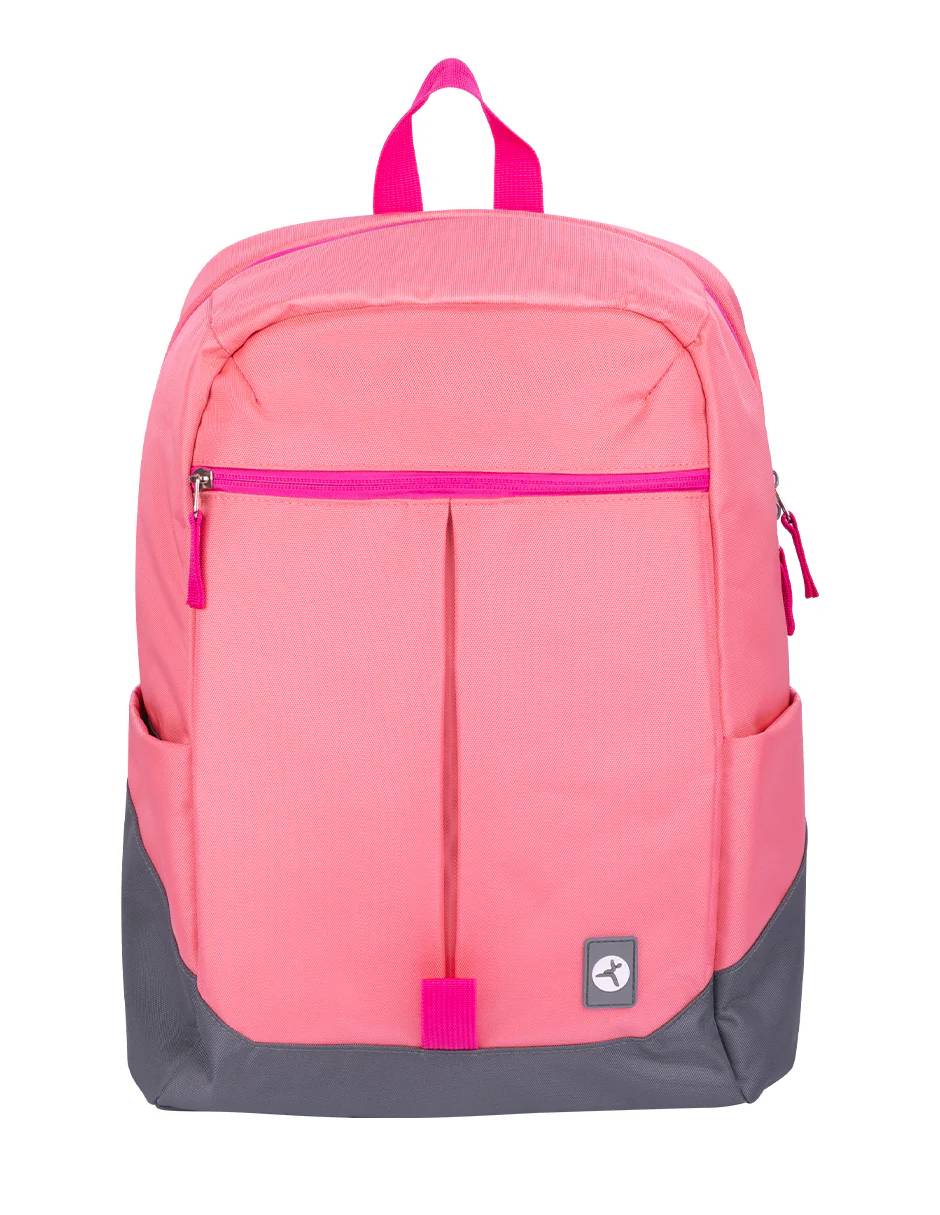 Backpack RAINBOW TZLBP26-R  TECHZONE COLORS 16 - color Rosa, 100  Poliester GARANTIA LIMITADA DE POR VIDA.