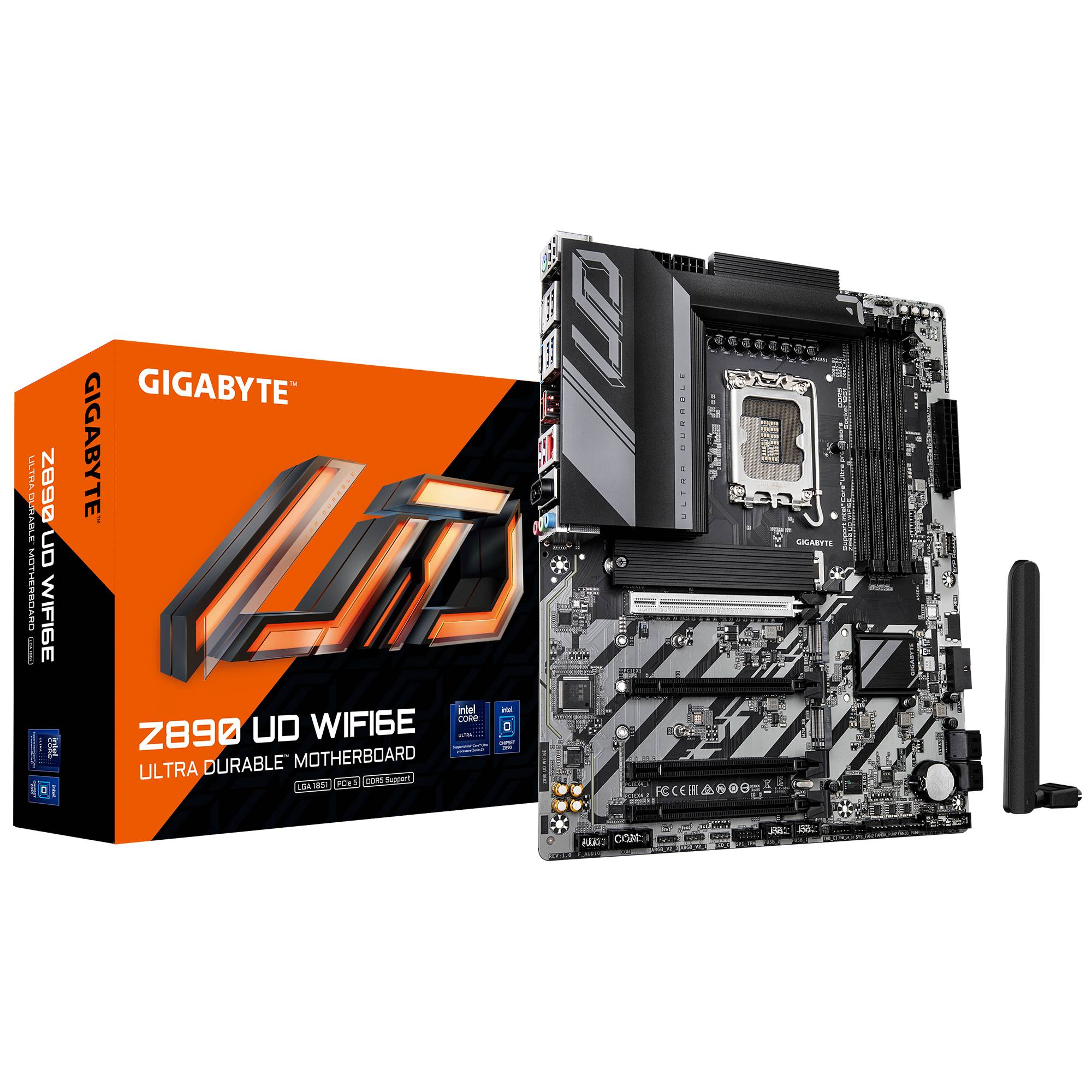 TARJETA MADRE GIGABYTE ATX  Z890 UD WIFI6E EAGLE 64 GB DDR5 - S-1851, Para intel