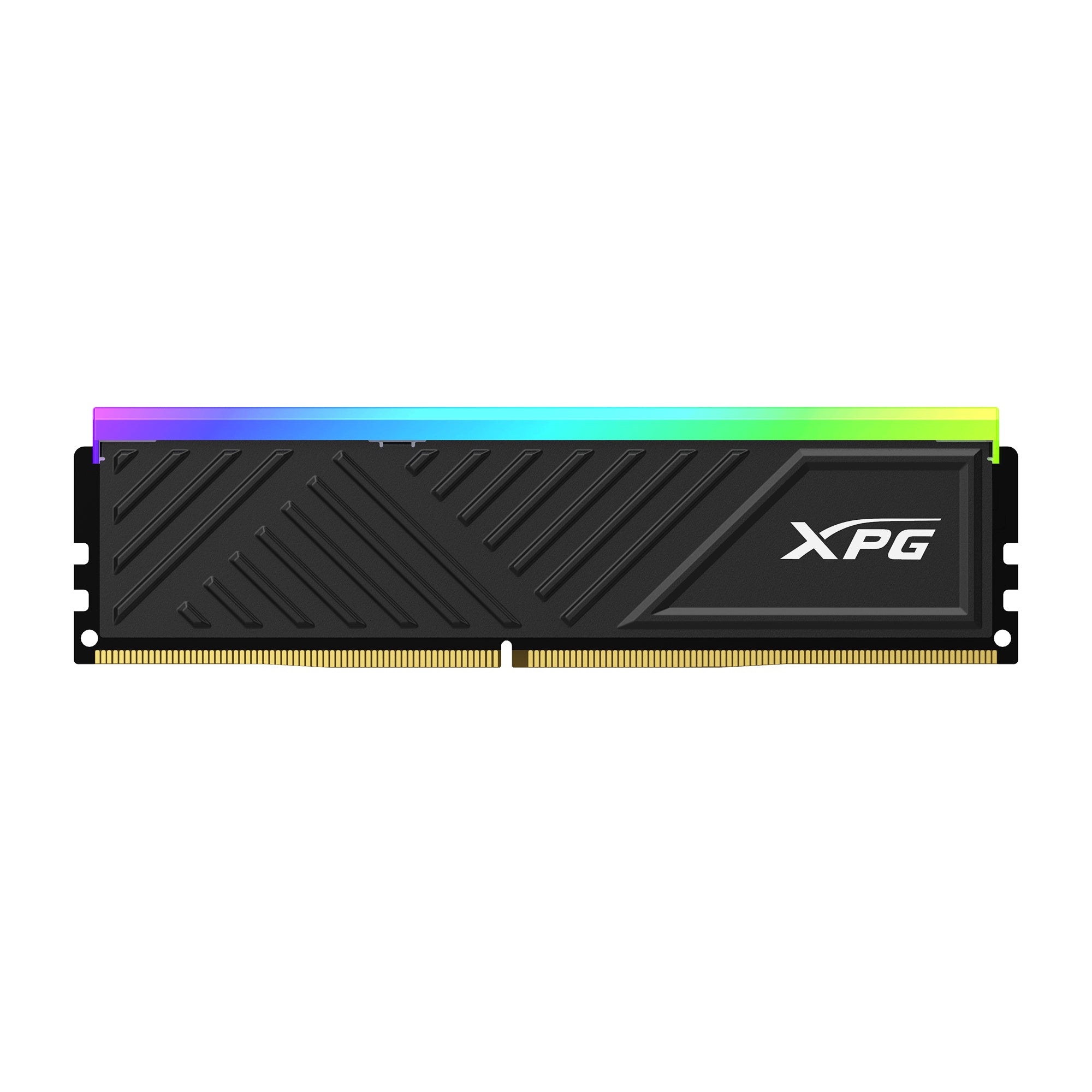 Memoria RAM ADATA XPG SPECTRIX D35G - DDR4 8GB UDIMM 3200MHz, con Iluminación RGB. Disipador NEGRO. AX4U32008G16A-SBKD35G