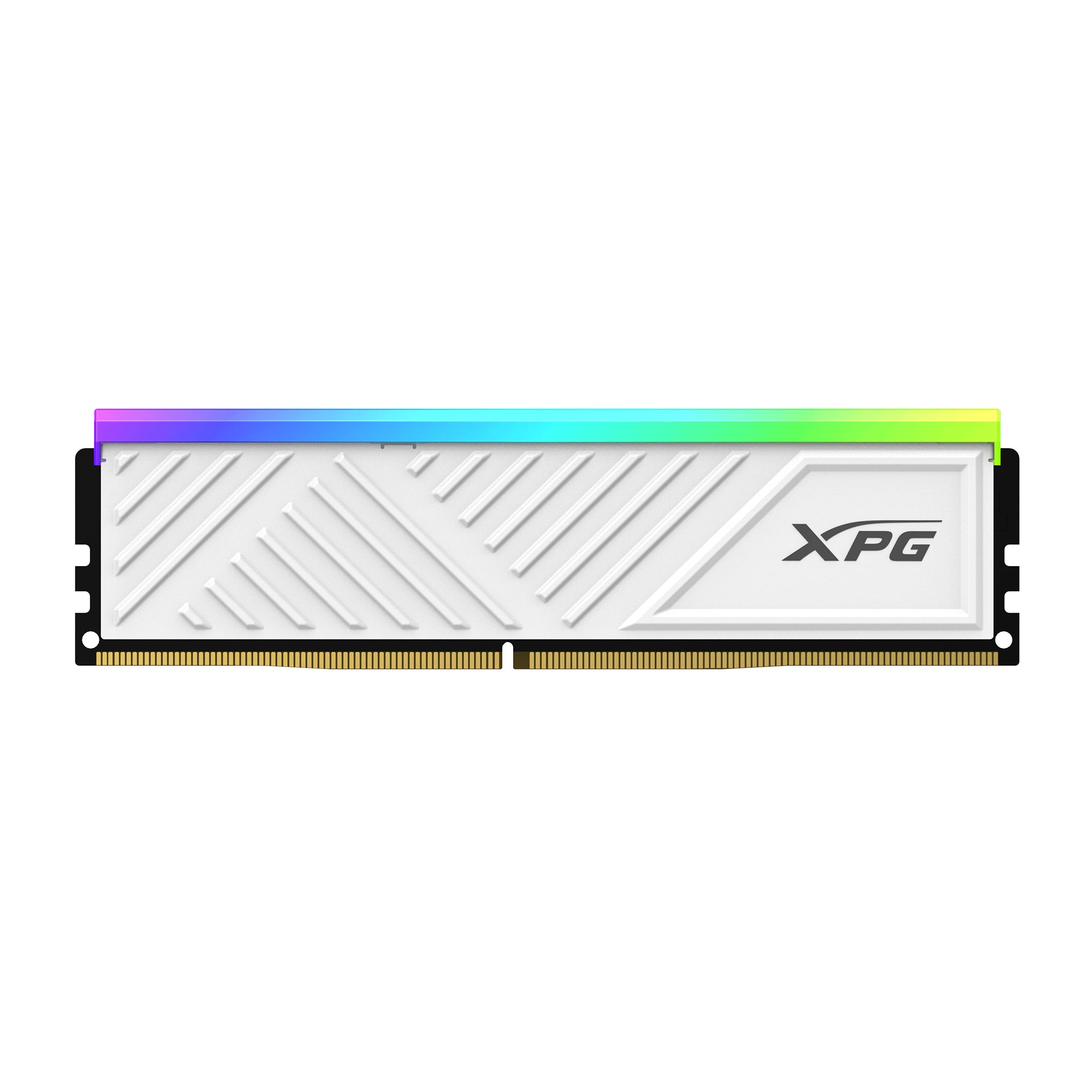 Memoria RAM ADATA XPG SPECTRIX D35G - DDR4 16GB UDIMM 3200MHz, con Iluminación RGB. Disipador BLANCO. AX4U320016G16A-SWHD35G
