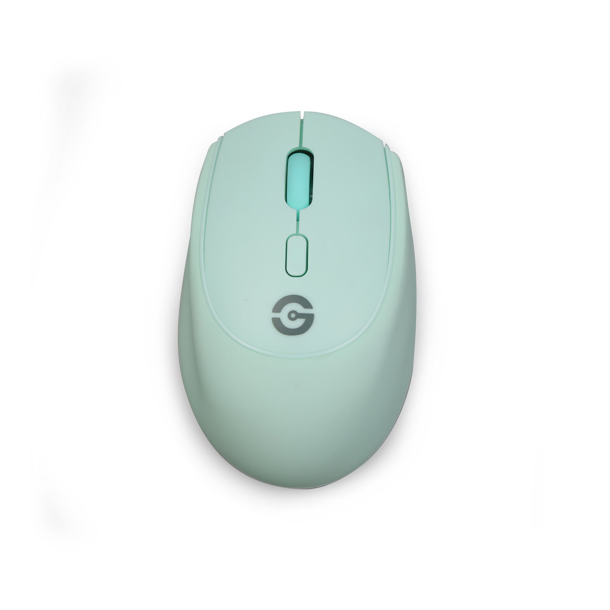 GETTTECH MOUSE INALAMBRICO COLORFUL - MENTA, ERGONOMICO, GEL DE SILICONA, 2 BOTONES 1 SCROLL, RESOLUCION HASTA 1600PPP, MOD. GAC-24405M