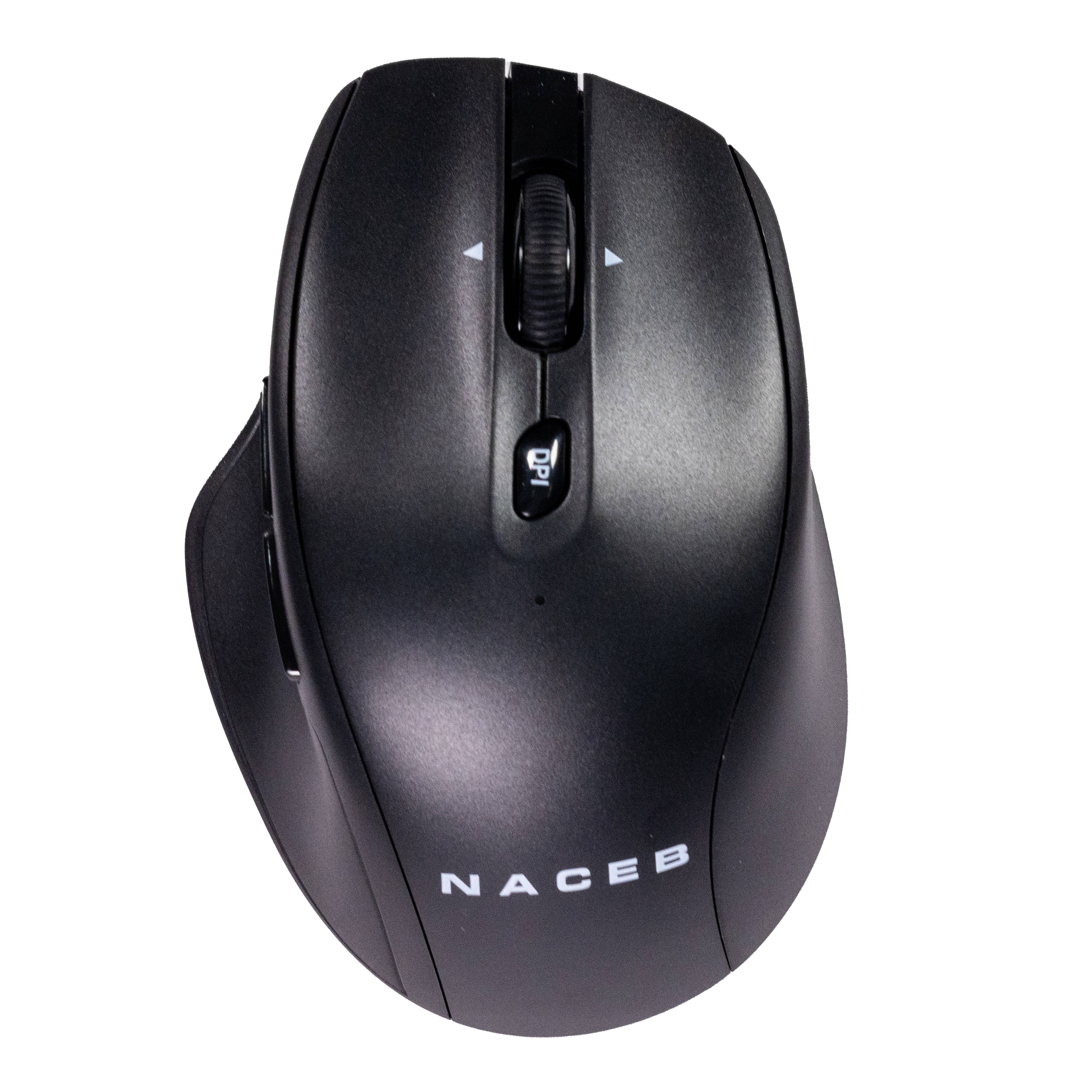 Naceb Mouse Inal Dual Mode 2.4G+Bt Negro Na-0139N -