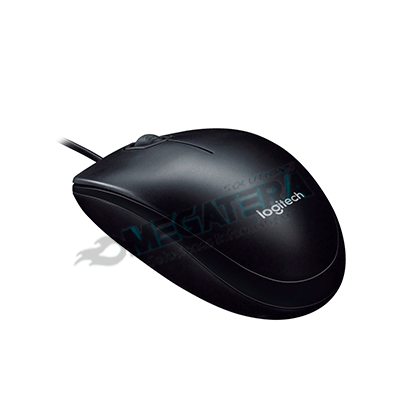 MOUSE, LOGITECH M90, NEGRO OPTICO, ALAMBRICO, USB PC/MAC