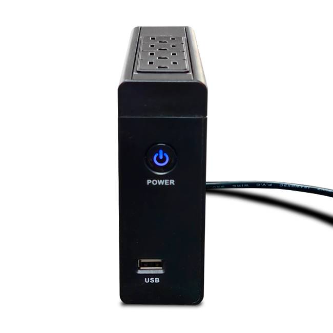 No Break CDP Li-504 500VA/250W UPS 4 Salidas - Puerto USB C, UPS compacta con Bateria de Litio, 120 Vac