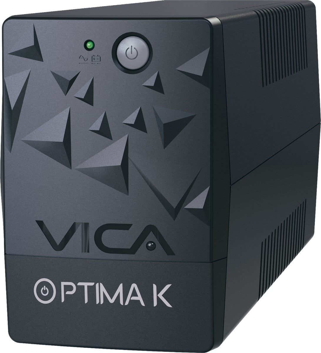 No break interactivo OPTIMA K 1000VA/500W - entrada 81/145Vca 60/50Hz, salida 120Vca 60Hz, 6 NEMA 5-15R protegidos, RJ11/RJ45, Indicadores LED