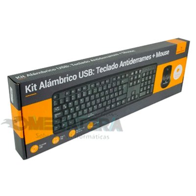 KIT TECLADO/MOUSE, PC-201076, PERFECT CHOICE, ALAMBRICO, ESP