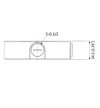 DAHUA PFA137 - Caja de conexiones compatible con series / T3A /  HDW8 /  HDW7 / H dBW4 / SD22 / D3A / H dBW6