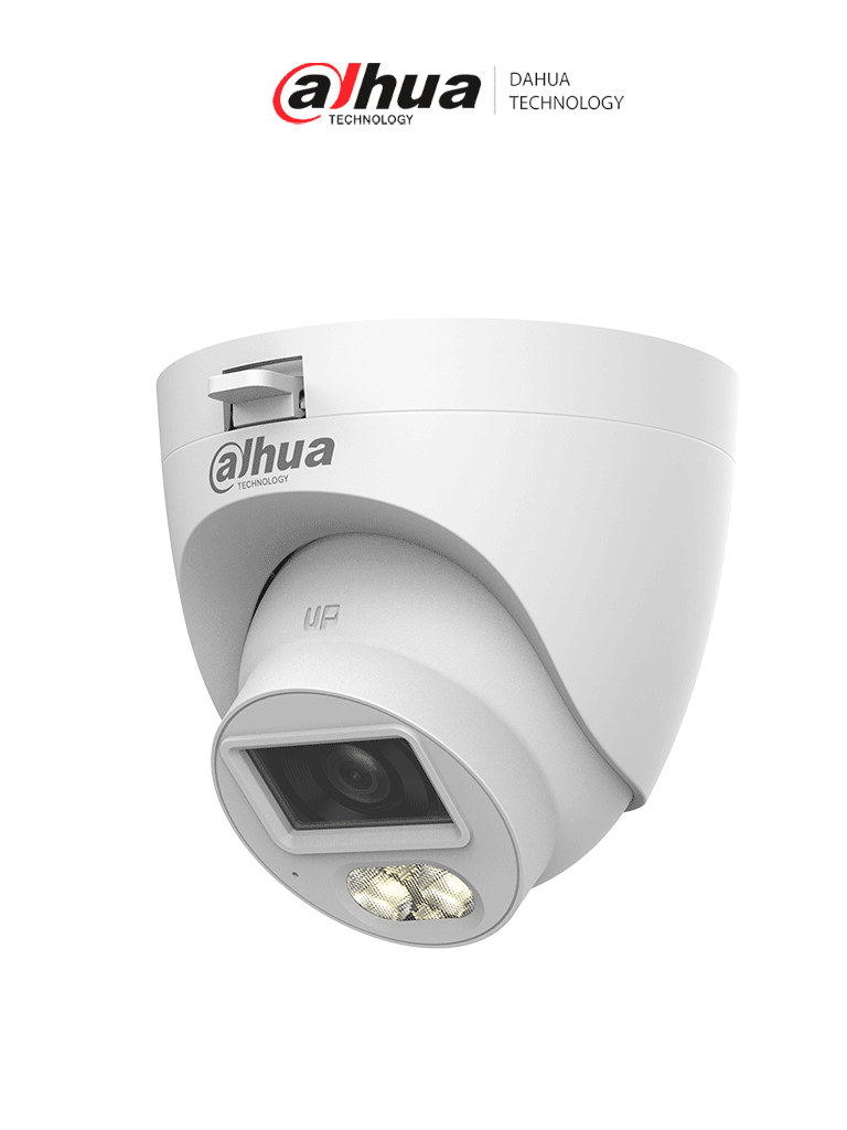 DAHUA DH-HAC-HDW1500CLQN-IL-A-S3-DIP - Camara Domo de 5 Megapixeles/ Iluminación Dual Inteligente + FullColor/ Lente de 2.8 mm/ 106 Grados de Apertura/ 30 Metros de IR y Luz Visible/ Micrófono Integrado/ IP67/ Soporta: CVI/CVBS/AHD/TVI/ #LoNuevo #HI