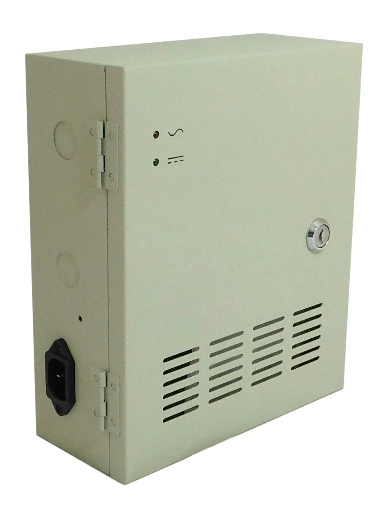 SAXXON PSU1210D9 - Fuente de Poder de 12 vcd/ 10 Amperes/ Para 9 Camaras/ 1.1 Amper por Canal/ Protección contra Sobrecargas/ Certificación UL/