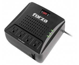 Regulador FORZA - Negro, Hogar y Oficina, 3000 VA, 1500 W