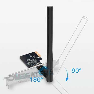 TARJETA DE RED, TP-LINK, ARCHER T2E, DUALBAND, PCI-e, 433MBS