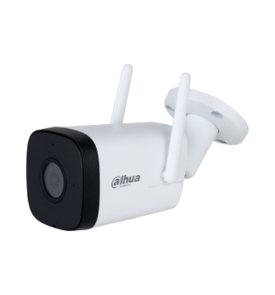 DAHUA IPC-HFW1230DT-STW - Cámara IP Bullet Wifi de 2 Megapixeles/ Lente de 2.8 mm/ 100 Grados de Apertura/ IR de 30 Metros/ H.265/ Microfono y Altavoz Integrados/ Ranura MicroSD/ IP67/ Detección de Movimiento #KitDahua #MDIP #IMD #MCI2 #WDA  #IPMC #SED