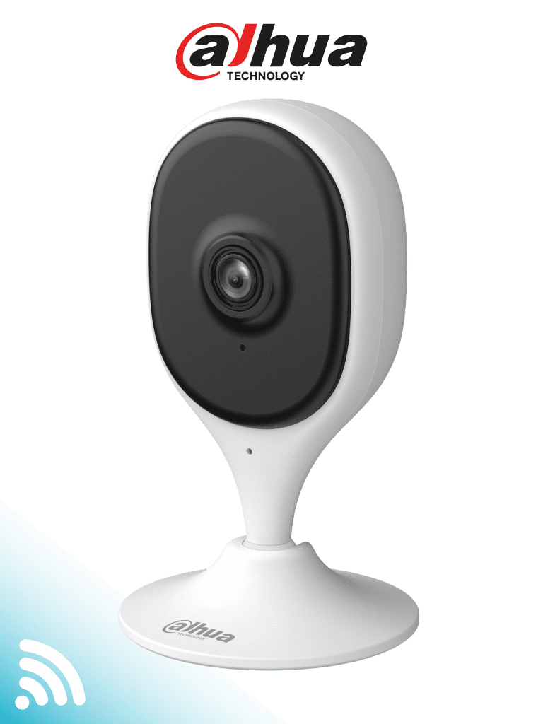 DAHUA DH-C5A - Cámara IP Wifi de 5 Megapíxeles con audio bidireccional (micrófono y altavoz), base magnética, detección de humanos y mascotas, botón de privacidad, H.265 y ranura MicroSD
