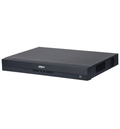 DAHUA XVR5216AN-4KL-I3 - DVR de 16 Canales 4k/ WizSense/ IA/ H.265+/ 2 Bahías de Disco Duro/ 16 Ch HDCVI + 16 IP (Hasta 32 IP)/ 2 Canales de Reconocimiento Facial/ SMD Plus/ Codificación IA/  Funciones IoT&POS/ Audio Bidireccional