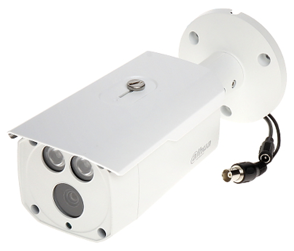 DAHUA HAC-HFW1200D-036- Camara Bullet HDCVI 1080p/ Lente 3.6 mm/ 87.5 Grados de Apertura/ Smart IR 80 Mts/ IP67/ Metálica/ DWDR/ BLC/ HLC/ TVI AHD y CVBS