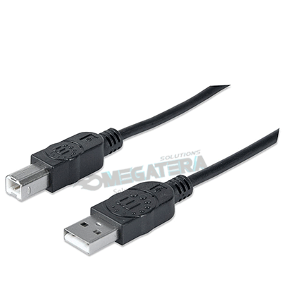 CABLE USB A - B, MANHATTAN, 1.8 M, IMPRESORAS, SCANNERS, ETC