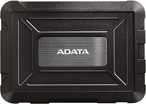 CARCASA ADATA ED600, PARA DD/SSD, 2.5", USB3.2, COLOR NEGRO