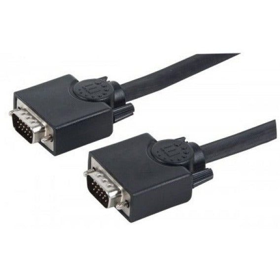 CABLE VGA, MANHATTAN, HD15M-M, 1.8M, NEGRO